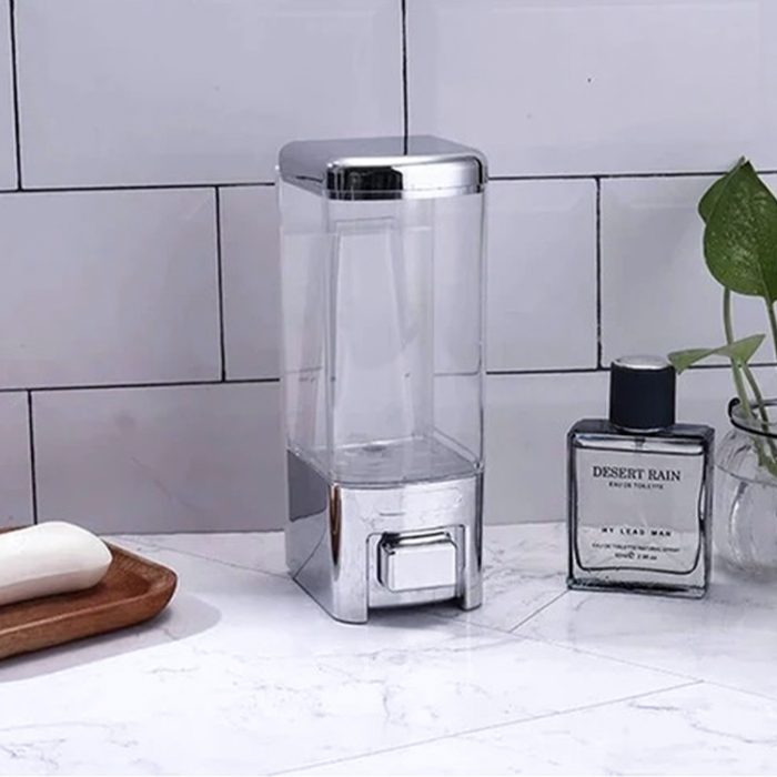 550 ml Hazneli Premium Sıvı Sabun Şampuan Duş Jeli Dispenseri